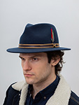 Шляпа STETSON арт. 2528112 TRAVELLER WOOLFELT (темно-синий)